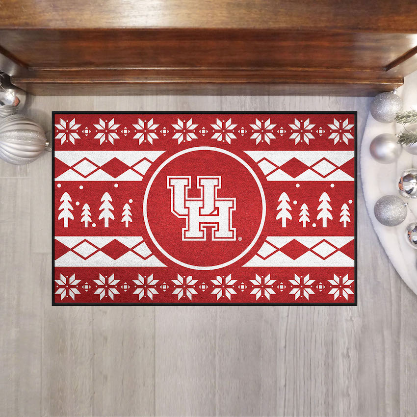 Houston Cougars HOLIDAY SWEATER 20 x 30 STARTER Floor Mat