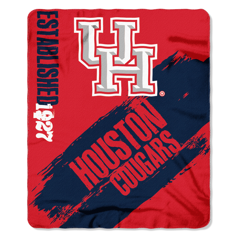 Houston Cougars Fleece Throw Blanket 50 x 60