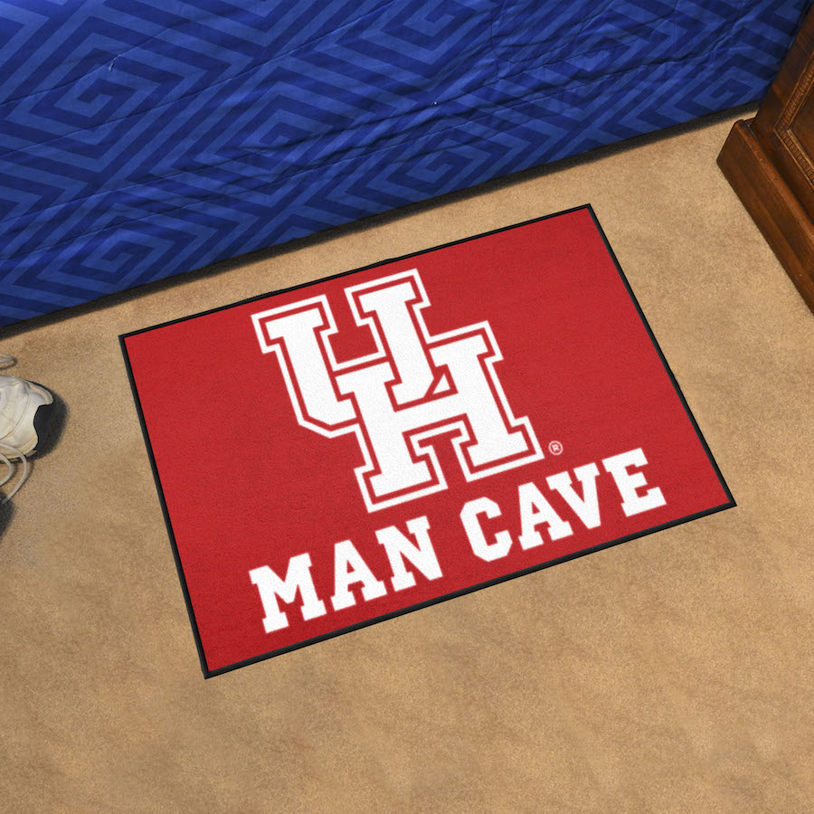 Houston Cougars MAN CAVE 20 x 30 STARTER Floor Mat