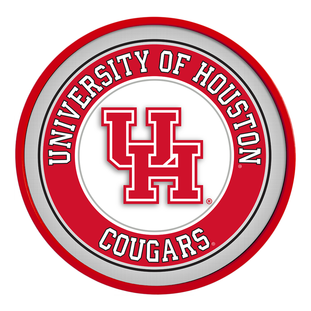 Houston Cougars Modern Disc Wall Sign