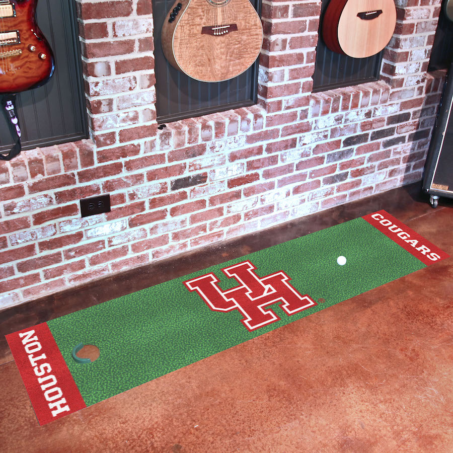 Houston Cougars Putting Green Mat 18 x 72