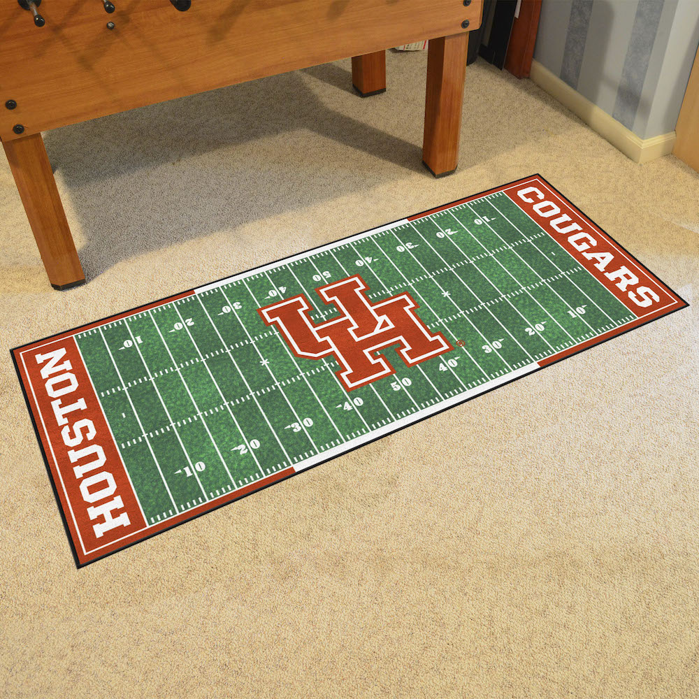 Houston Cougars 30 x 72 Football Field Carpet Runner