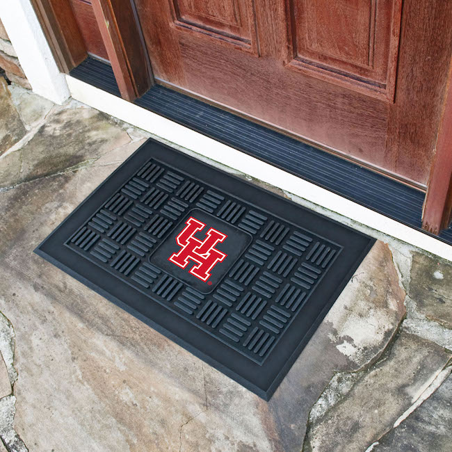 Houston Cougars MEDALLION Vinyl Door Mat