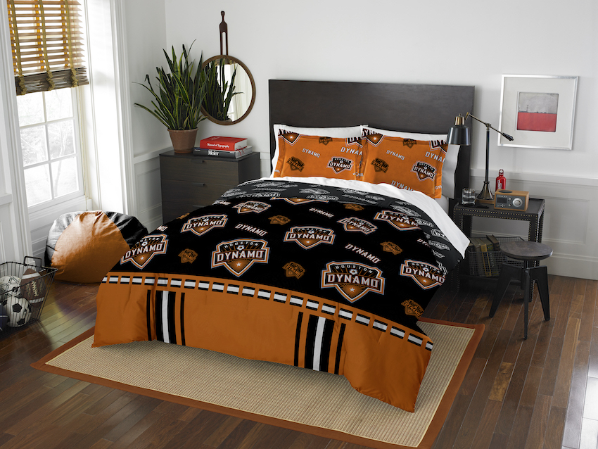 Houston Dynamo QUEEN/FULL size Comforter and 2 Shams