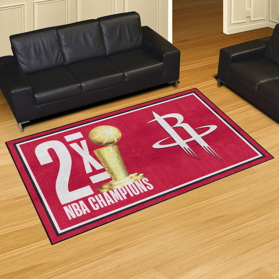 Houston Rockets 5 x 8 DYNASTY Area Rug