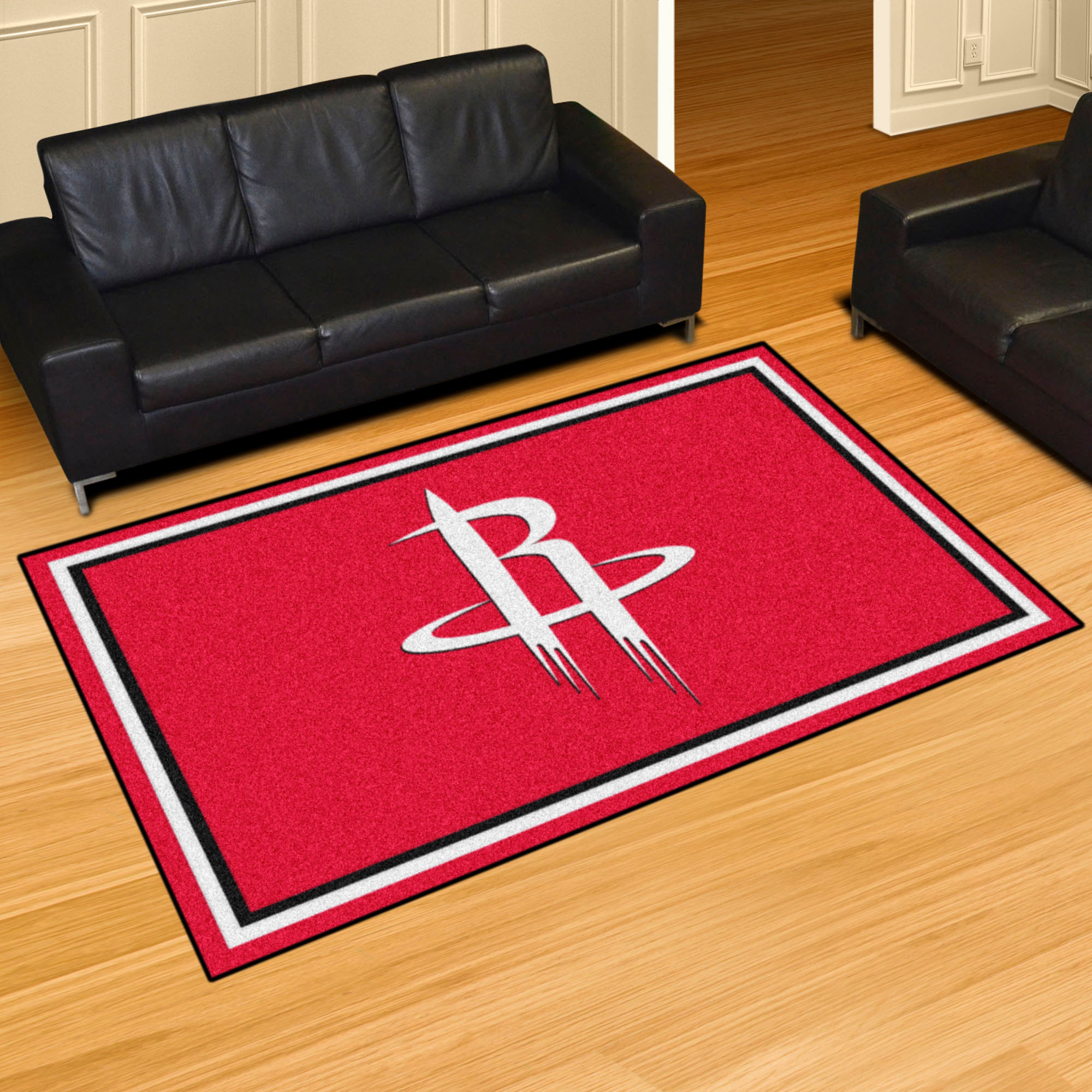 Houston Rockets 5x8 Area Rug