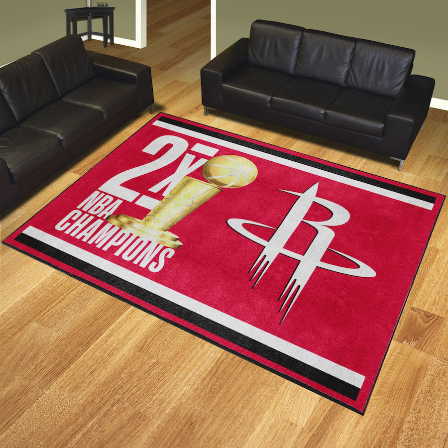 Houston Rockets 8 x 10 DYNASTY Area Rug