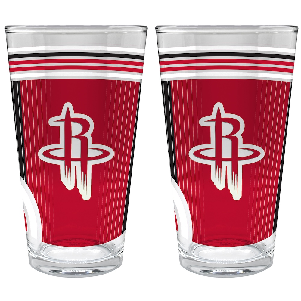 Houston Rockets COOL VIBES 2 pc Pint Glass Set