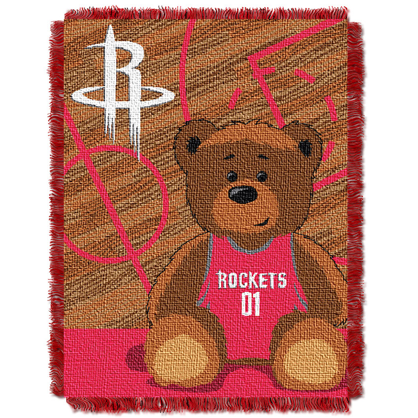 Houston Rockets Woven Baby Blanket 36 x 48