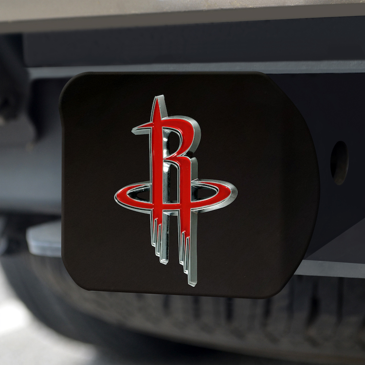 Houston Rockets Black and Color Trailer Hitch Cover