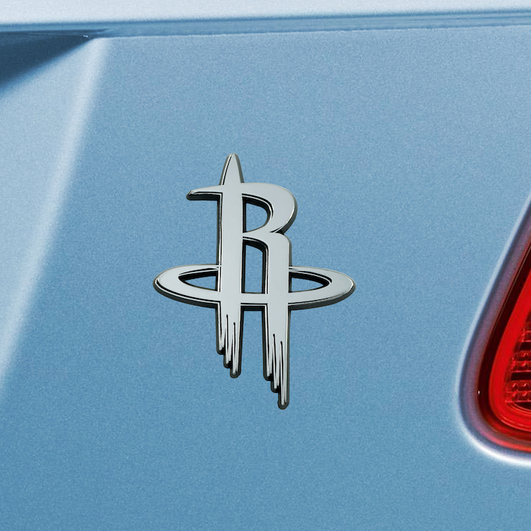 Houston Rockets Metal Auto Emblem
