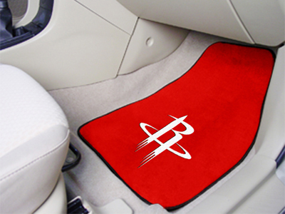 Houston Rockets Car Floor Mats 18 x 27 Carpeted-Pair