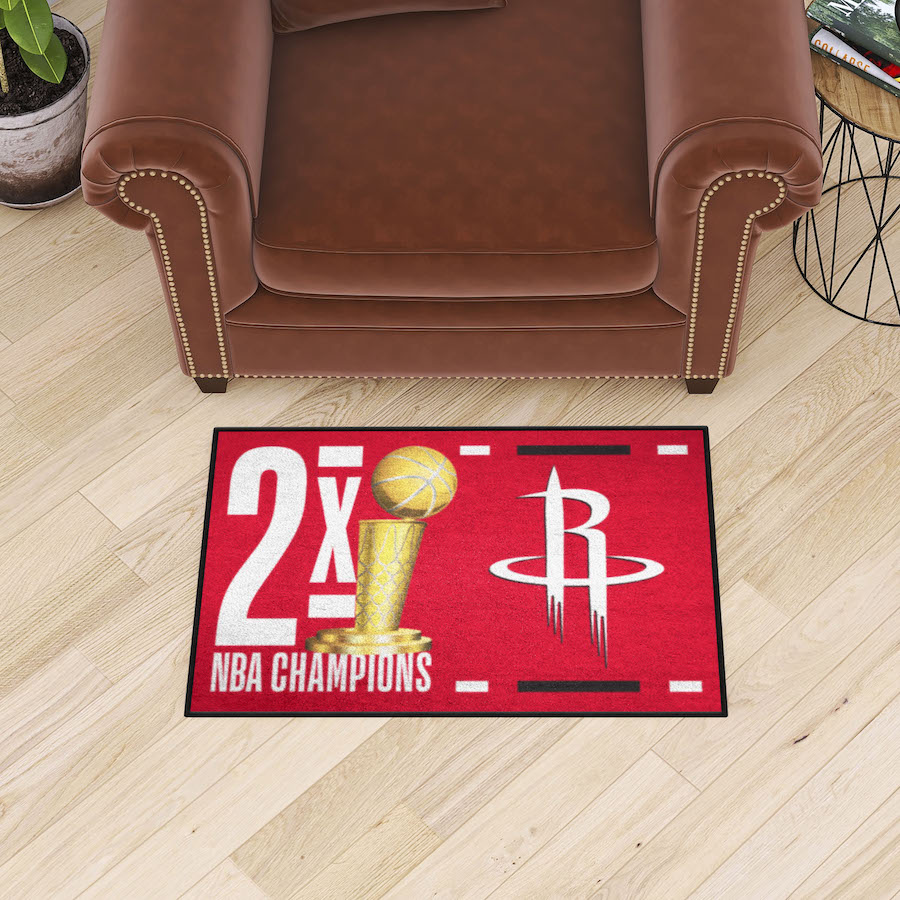 Houston Rockets DYNASTY Floor Mat - 20 x 30 inch Starter style