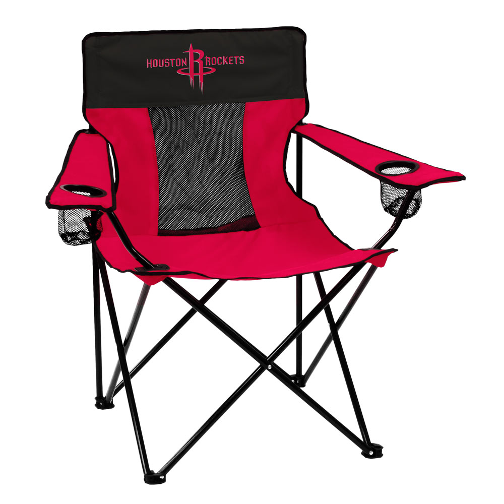 Houston Rockets ELITE logo folding camp style chair