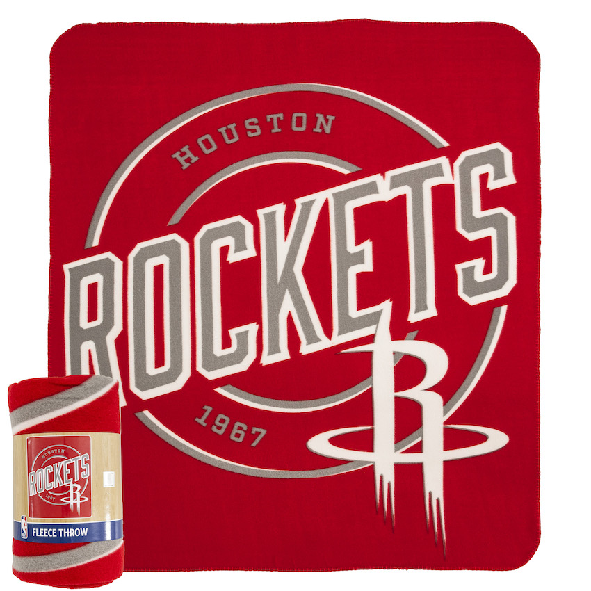 Houston Rockets Fleece Throw Blanket 50 x 60