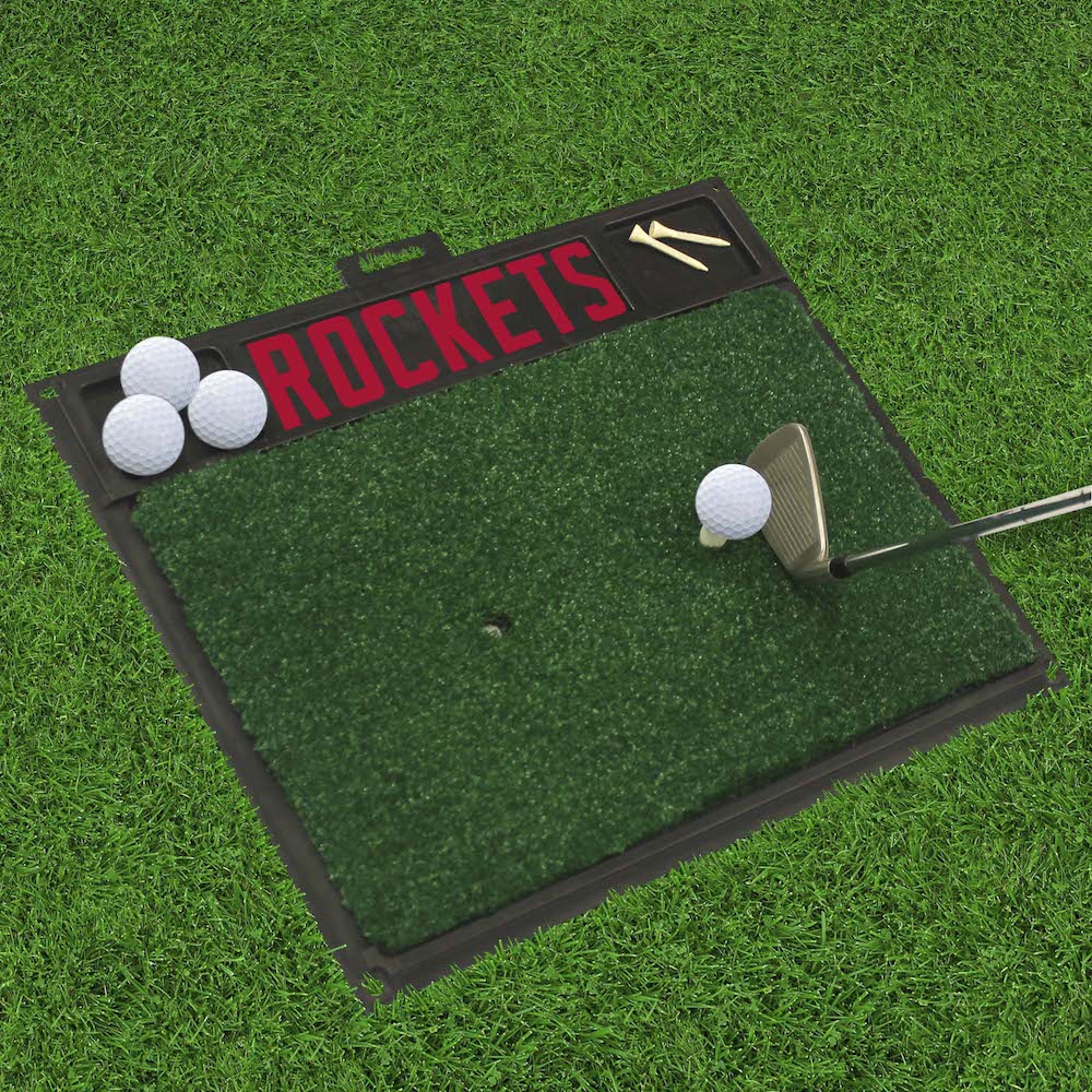 Houston Rockets Golf Hitting Mat