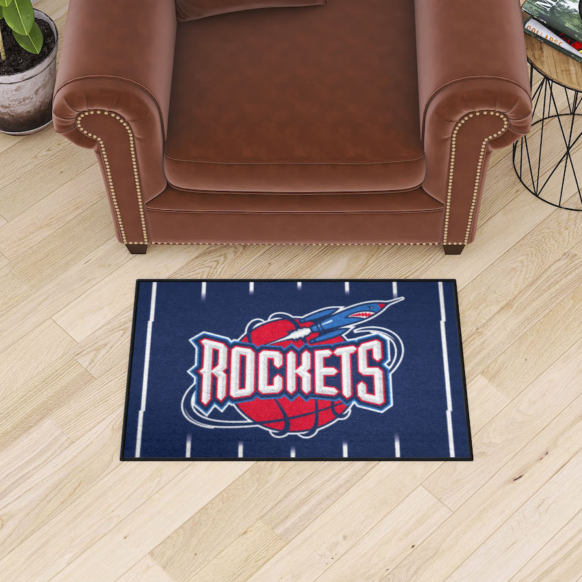 Houston Rockets Vintage 20 x 30 STARTER Floor Mat - Throwback NAME