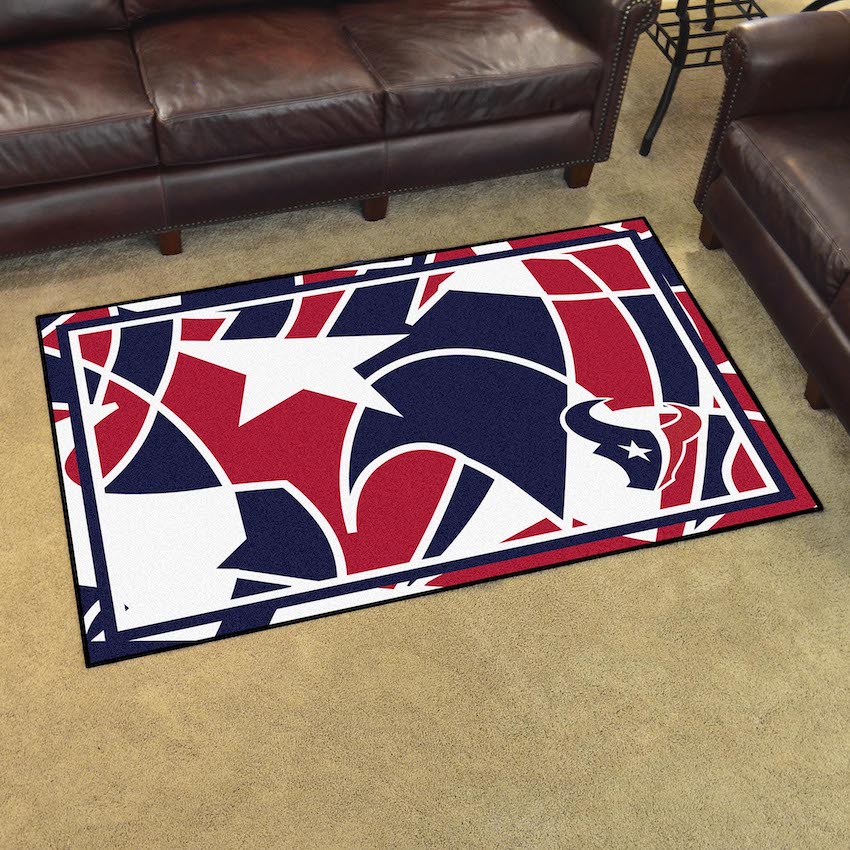 Houston Texans 4x6 Quick Snap Area Rug