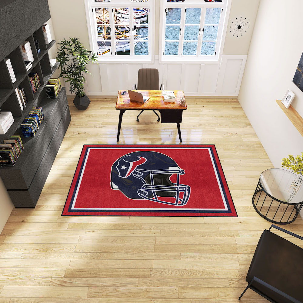 Houston Texans 5x8 Area Rug - Helmet Logo