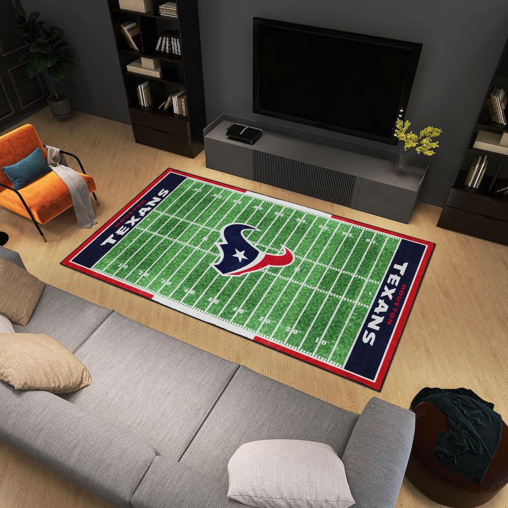 Houston Texans 6x10 Ft Ultra Plush Area Rug