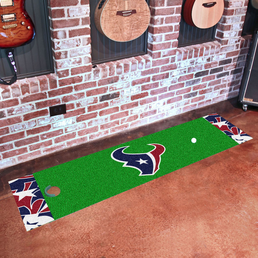 Houston Texans NFL X-FIT Putting Green Mat 18 x 72