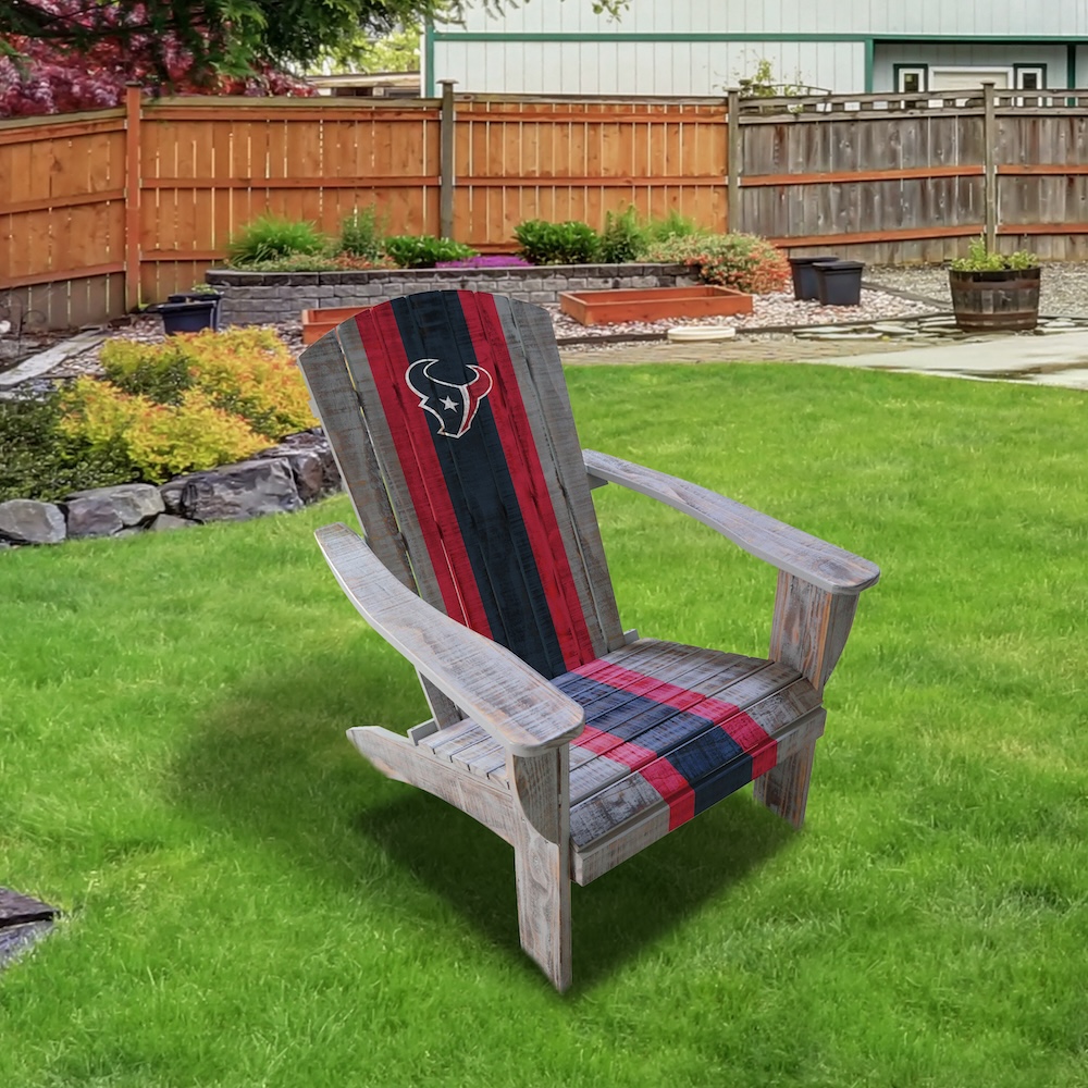 Houston Texans Wooden Adirondack Chair