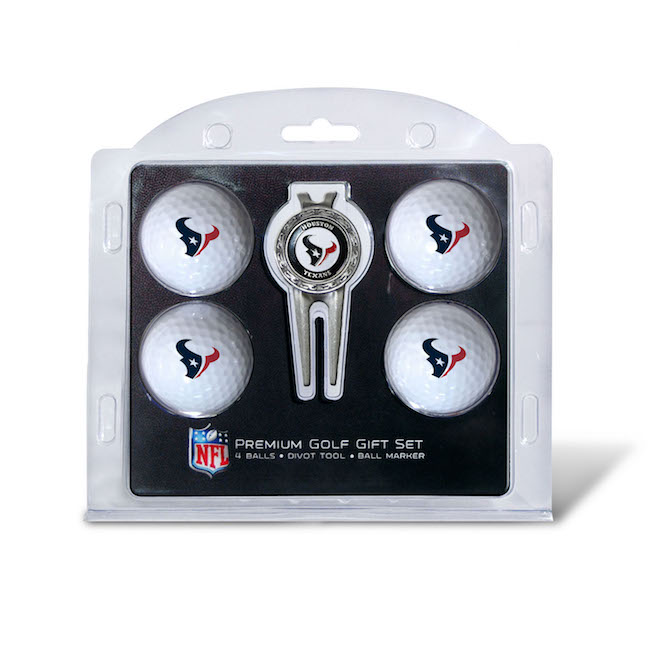 Houston Texans 4 Golf Ball and Divot Tool Set