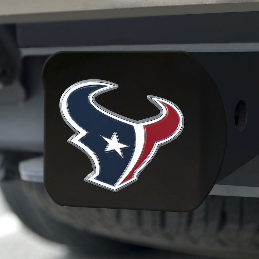 Houston Texans Black and Color Trailer Hitch Cover