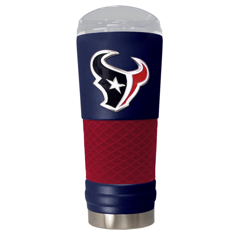 Houston Texans 24 oz DRAFT SERIES NFL Powder Coated Insulated Travel Tumbler