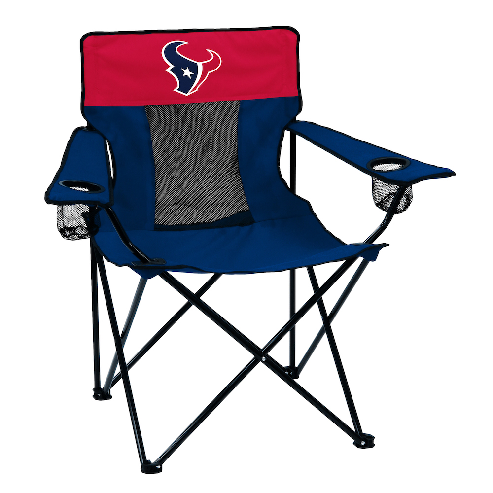 Houston Texans ELITE logo folding camp style chair