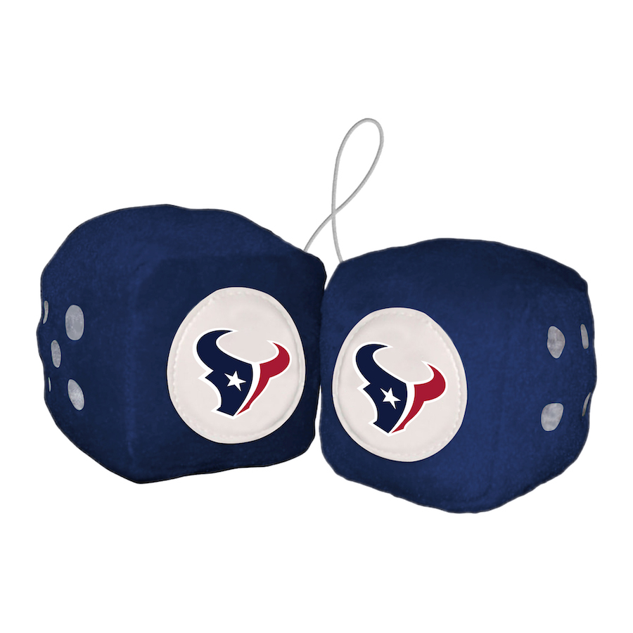 Houston Texans Fuzzy Dice