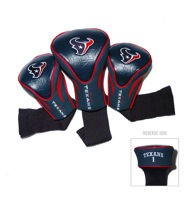 Houston Texans 3 Pack Contour Headcovers