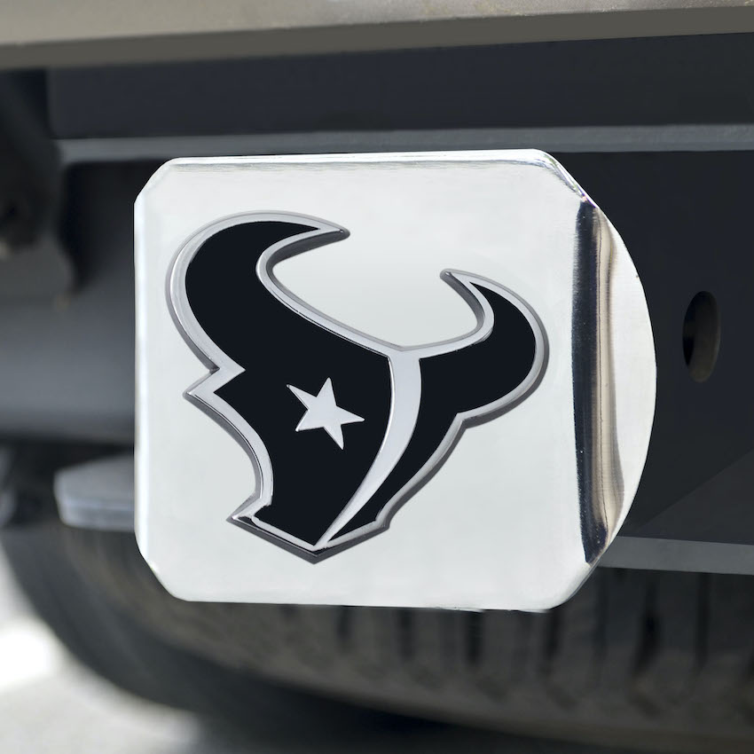 Houston Texans Chrome Trailer Hitch Cover