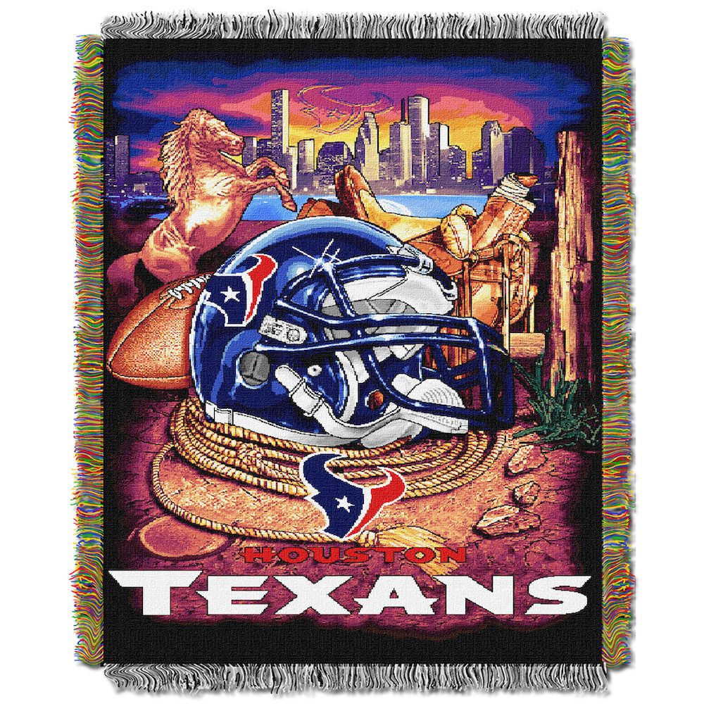 Houston Texans Home Field Advantage Series Tapestry Blanket 48 x 60