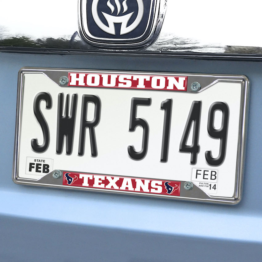 Houston Texans License Plate Frame