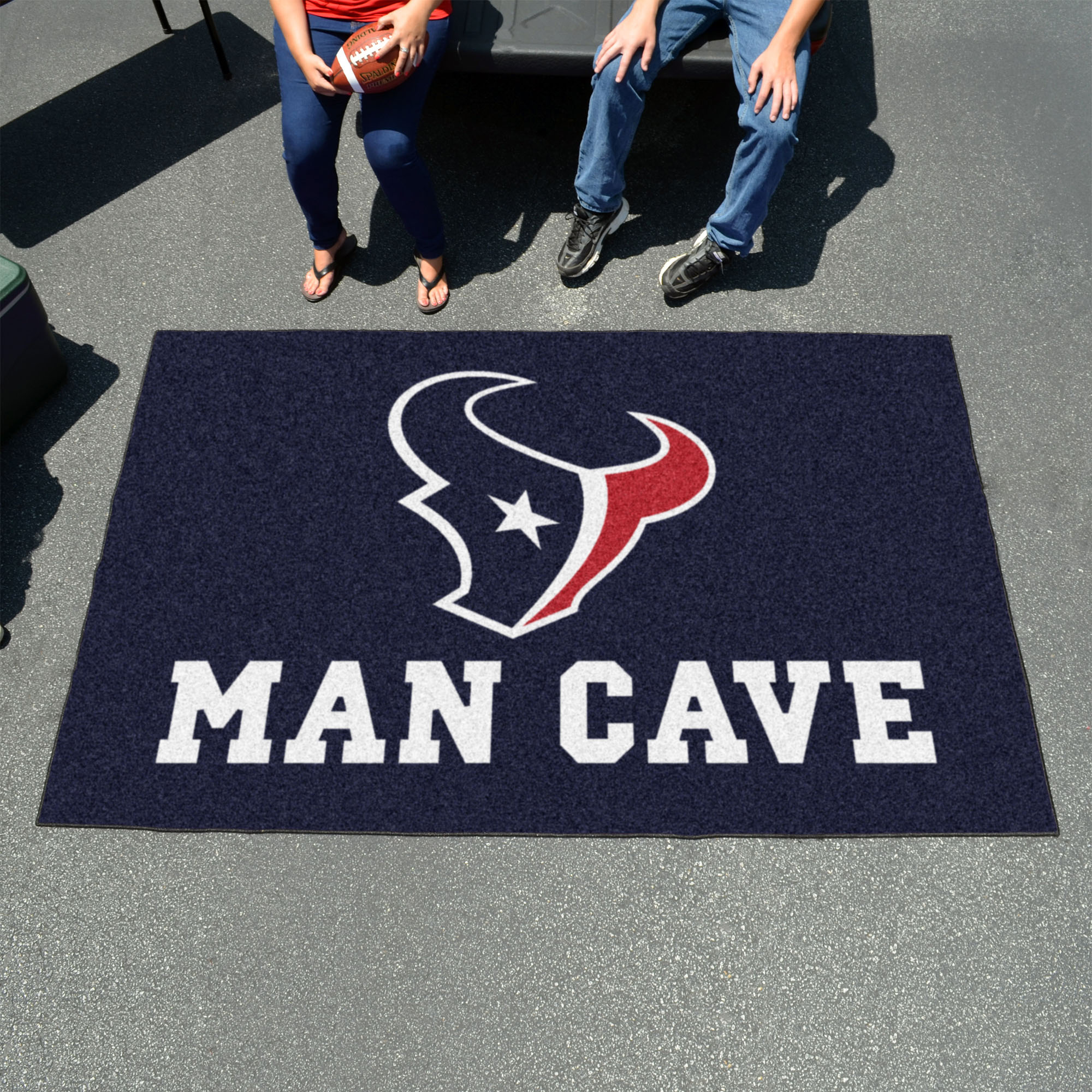 Houston Texans UTILI-MAT 60 x 96 MAN CAVE Rug