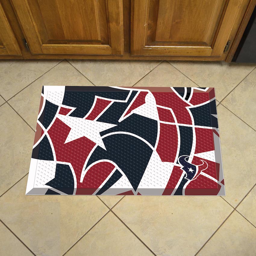 Houston Texans Quick Snap Style SCRAPER Door Mat