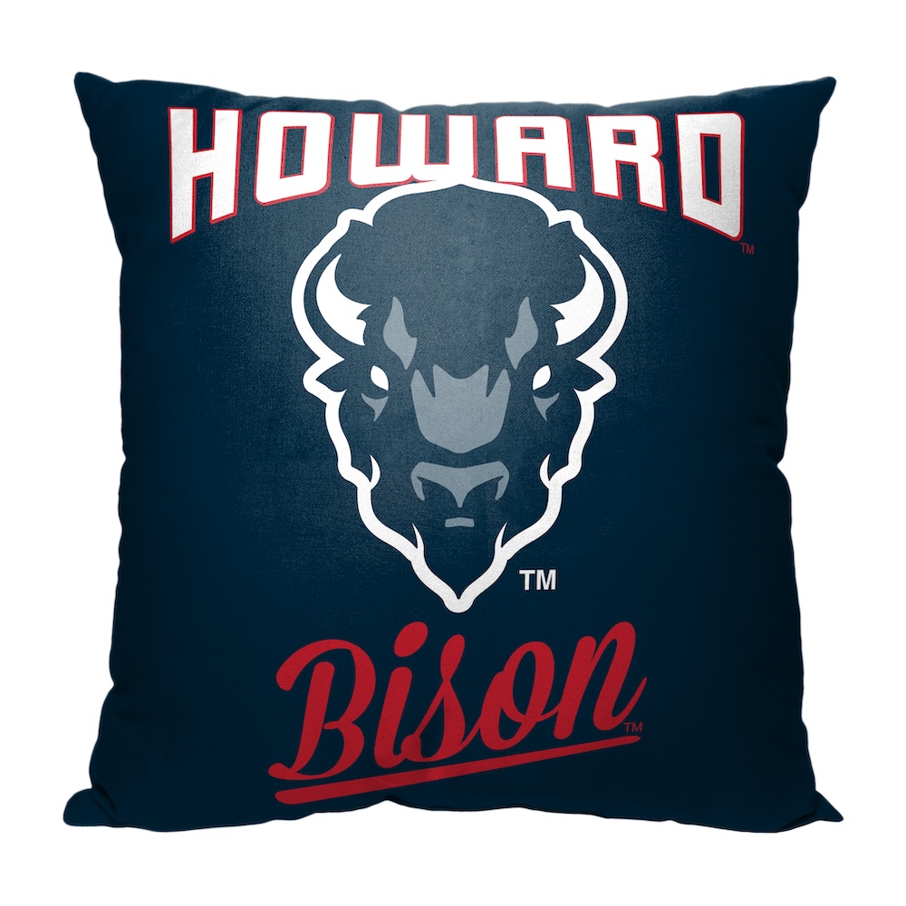 Howard Bison ALUMNI Decorative Throw Pillow 18 x 18 inch