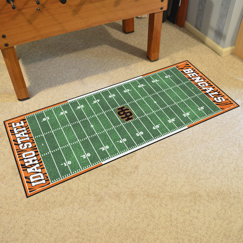 Idaho State Bengals 30 x 72 Football Field Carpet Runner