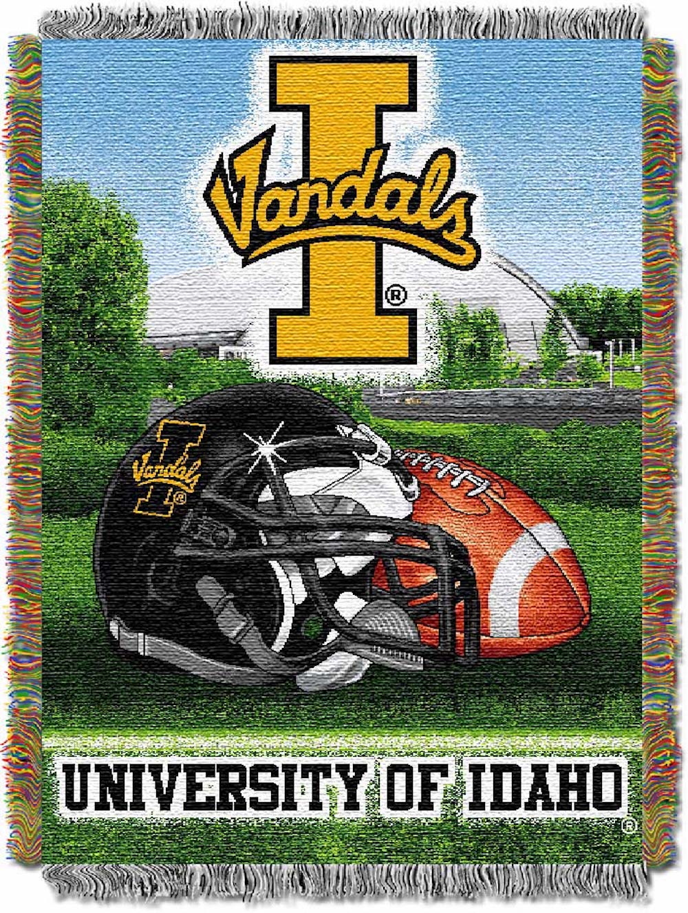 Idaho Vandals Home Field Advantage Series Tapestry Blanket 48 x 60