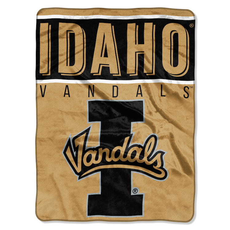 Idaho Vandals Large Plush Fleece OVERTIME 60 x 80 Blanket