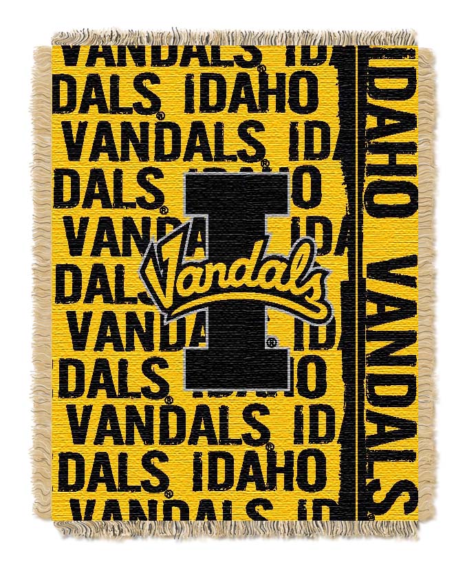 Idaho Vandals Double Play Tapestry Blanket 48 x 60