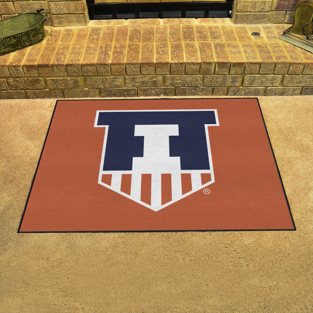 Illinois Fighting Illini ALL STAR 34 x 45 Floor Mat - 2nd Logo