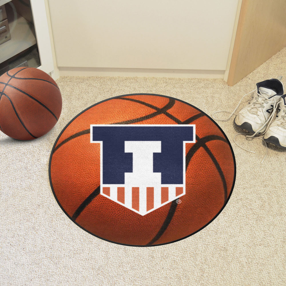 Illinois Fighting Illini BASKETBALL Mat - 2nd Logo