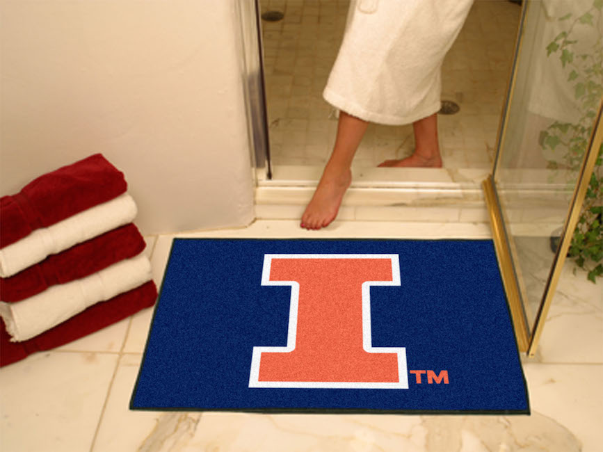 Illinois Fighting Illini ALL STAR 34 x 45 Floor Mat