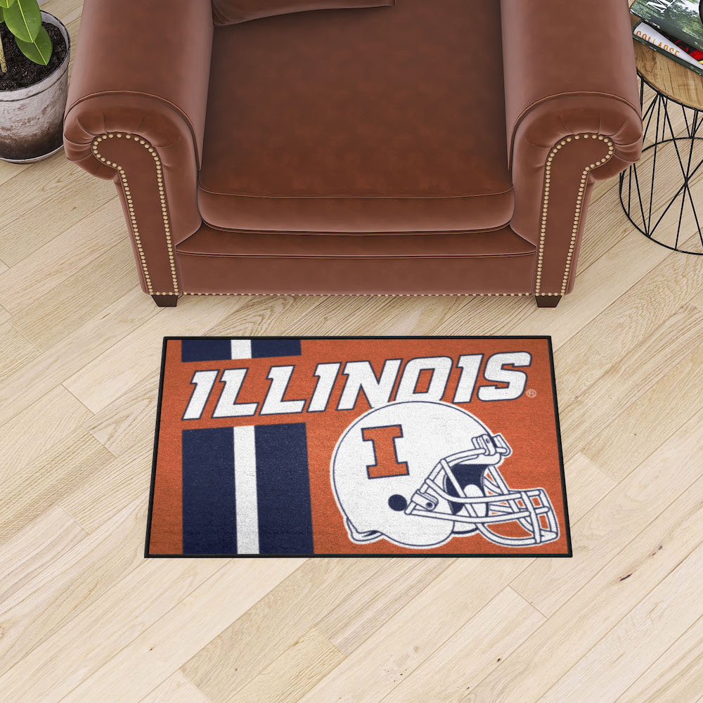 Illinois Fighting Illini 20 x 30 Alternate Uniform STARTER Floor Mat