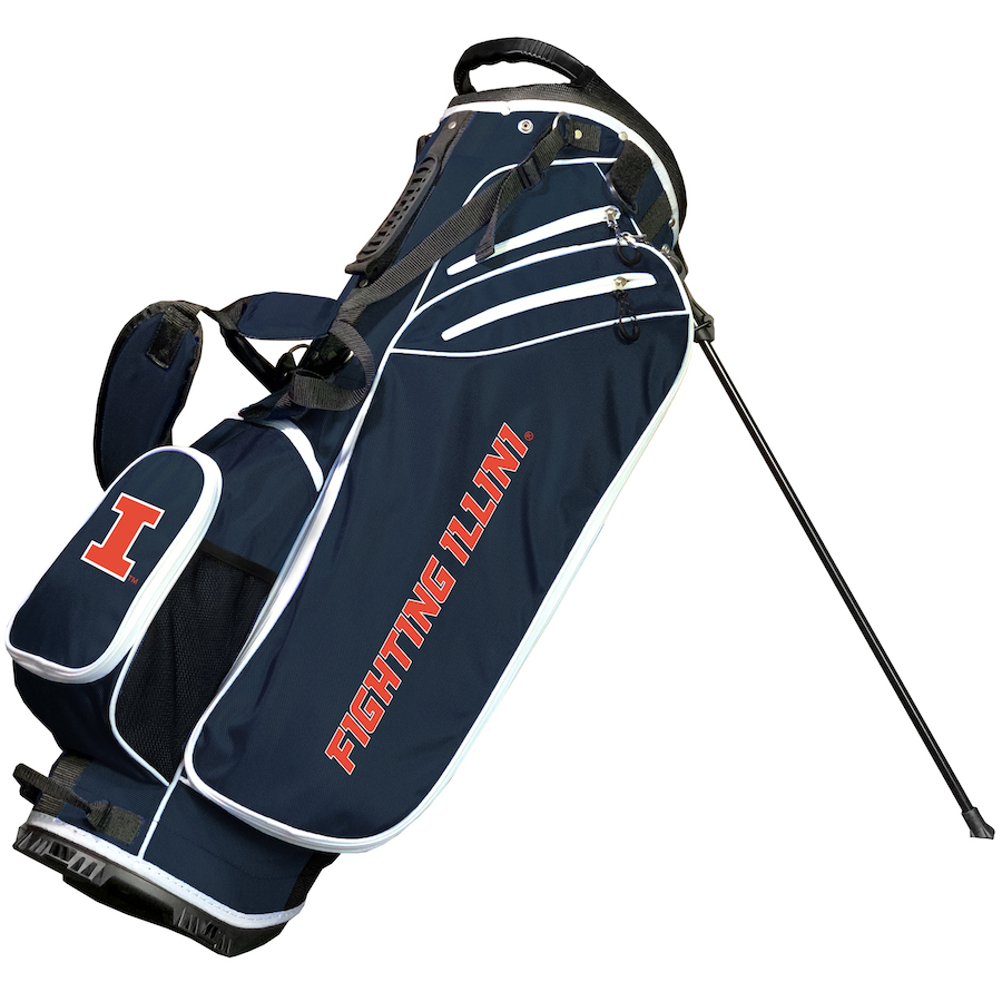 Illinois Fighting Illini BIRDIE Golf Bag with Built in Stand