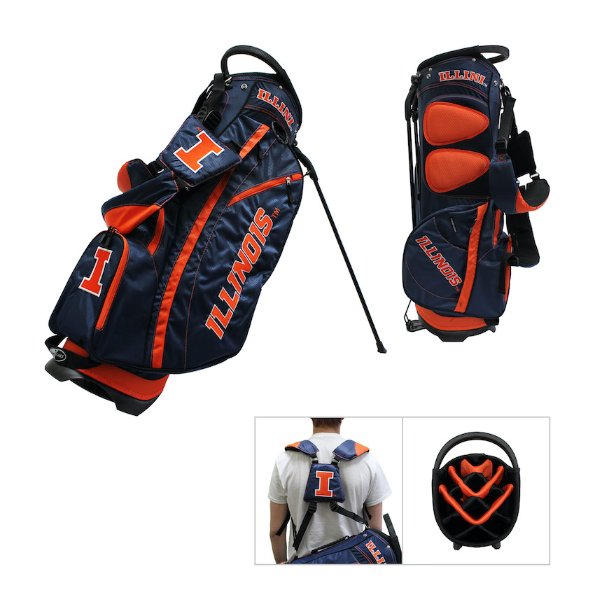 Illinois Fighting Illini Fairway Carry Stand Golf Bag