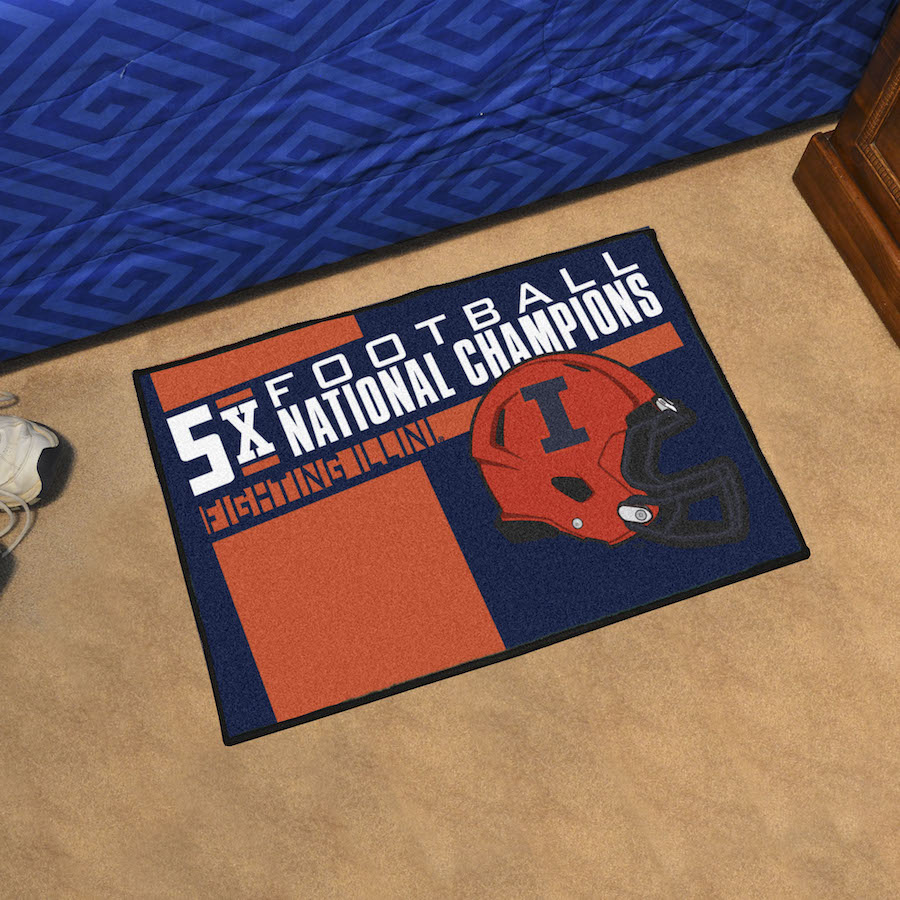 Illinois Fighting Illini 20 x 30 DYNASTY Starter Floor Mat