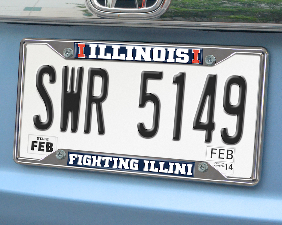 Illinois Fighting Illini License Plate Frame